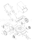 Page A Diagram and Parts List for 11A-589R755 2005 Yard Man Lawn Mower